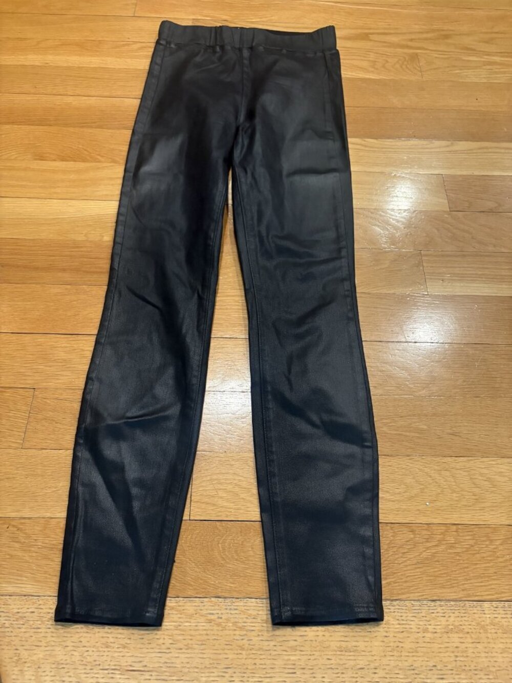 L’Agence Size Small (S) Faux Leather Pants with Elastic Waistband